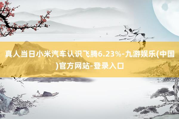 真人当日小米汽车认识飞腾6.23%-九游娱乐(中国)官方网站-登录入口