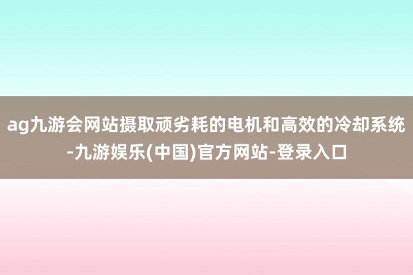 ag九游会网站摄取顽劣耗的电机和高效的冷却系统-九游娱乐(中国)官方网站-登录入口